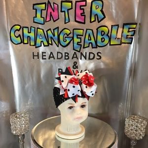Infants and girls interchangeable headbands & bows